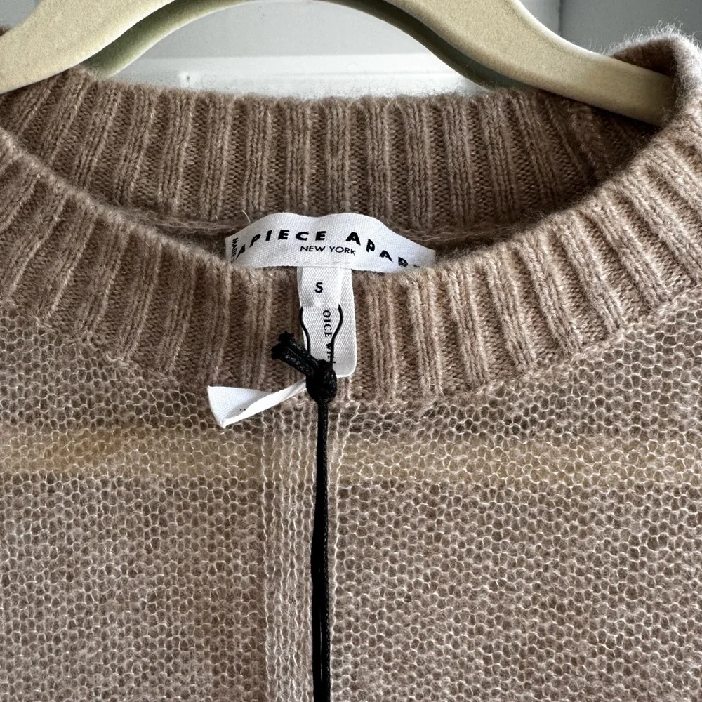 Apiece Apart Softest Silk Cashmere Sweater Tee - Picture 2 of 4